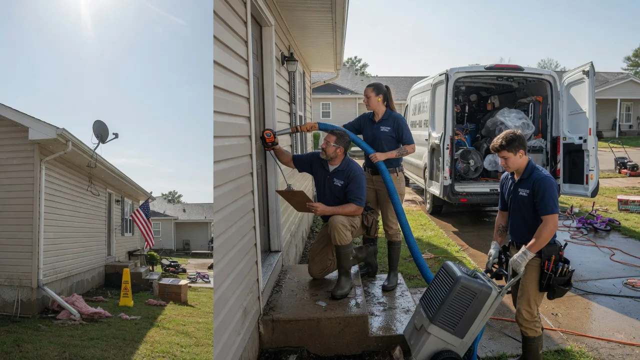 Ceiling Water Damage Restoration in Brownstown, IN near me